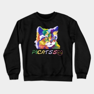 picatsso cats Crewneck Sweatshirt